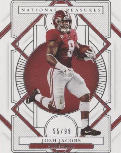 2021 Panini National Treasures Collegiate Josh Jacobs #31