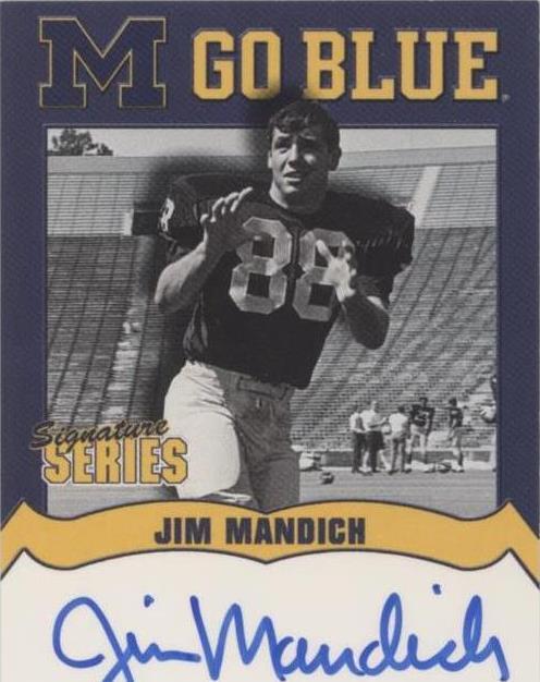 2002 TK Legacy Michigan Wolverines Jim Mandich #MGB7