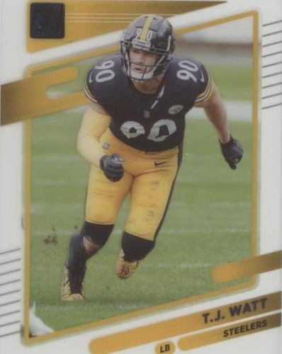 2021 Panini Clearly Donruss T.J. Watt #41
