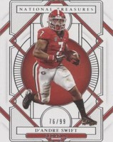 2021 Panini National Treasures Collegiate D'Andre Swift #21