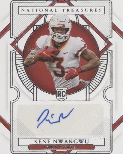 2021 Panini National Treasures Collegiate Kene Nwangwu #152