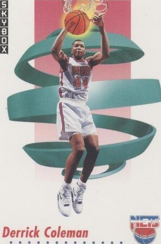 1991-92 Skybox - Derrick Coleman #180