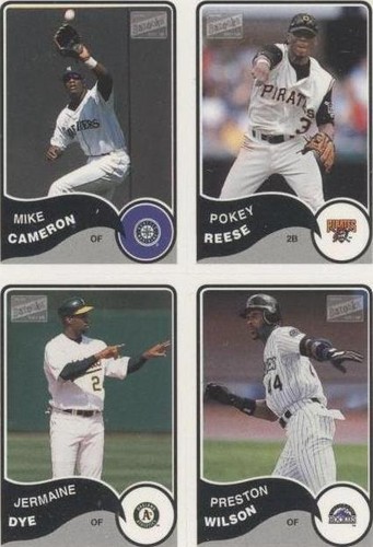 2003 Topps Bazooka - Jermaine Dye Mike Cameron Pokey Reese #48