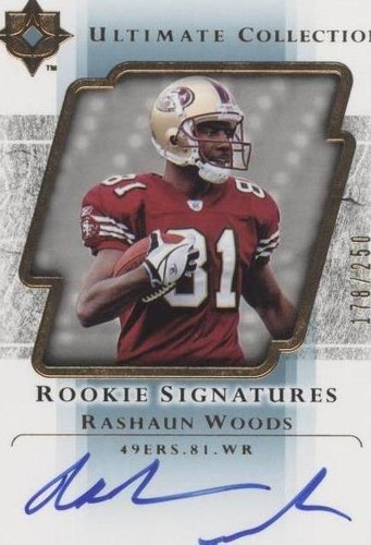 2004 Showcase Legacy Collection # 119 Rashaun Woods Card