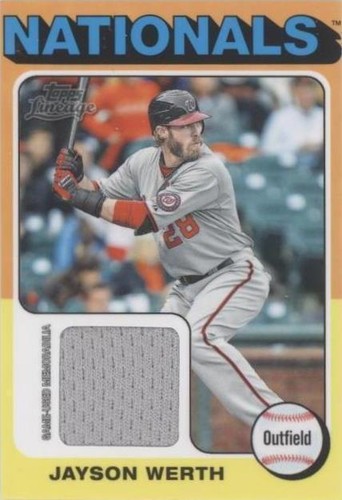 2011 Topps Lineage - Jayson Werth #75R-JW