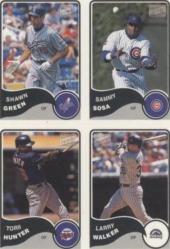 2003 Topps Bazooka - Larry Walker Sammy Sosa Shawn Green #9