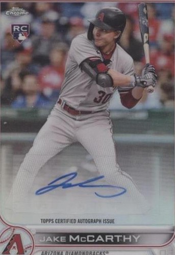 2022 Topps Chrome Update Series - Jake McCarthy #AC-JMC