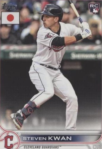 STEVEN KWAN TOPPS JAPAN ROOKIE CARD RC CLEVELAND GUARDIANS