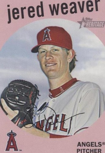 2008 Topps Heritage - Jered Weaver #217