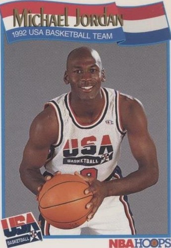 MICHAEL JORDAN 1991-92 NBA HOOPS USA DREAM TEAM 14 CARD SET MICHAEL JORDAN 1991-92 NBA HOOPS USA DREAM TEAM 14 CARD SET
