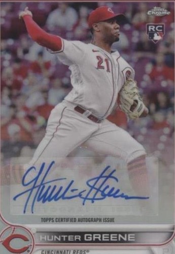 2022 Topps Chrome Update Series - Hunter Greene #AC-HG