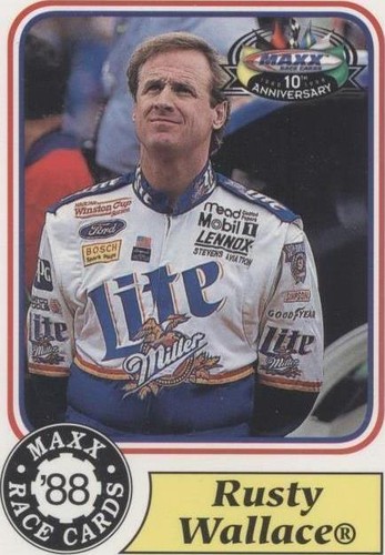 1998 Upper Deck Maxx 10th Anniversary - Rusty Wallace #1