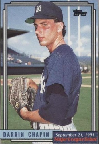 1991-92 Topps Major League Debut 1991 - Darrin Chapin #33