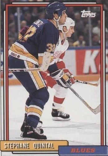 1992-93 Topps - Stephane Quintal #484