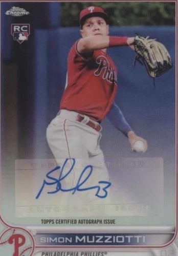 2022 Topps Chrome Update Series - Simon Muzziotti #AC-SM