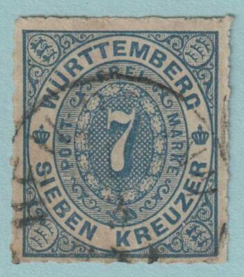 GERMAN STATES - WURTTEMBERG 50  USED - NO FAULTS VERY FINE! - HTY