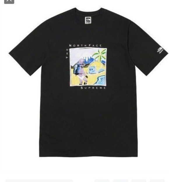 【Supreme x The North Face】Short Sleeve Top★Black★24FW★ Buy Supreme Jacquard Scarab Short-Sleeve Top 'Black