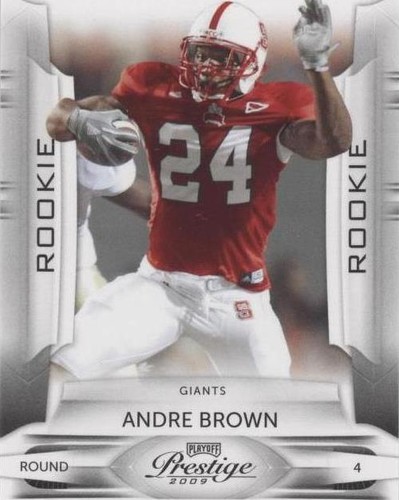2009 Playoff Prestige Andre Brown #105