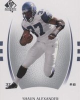 2007 SP Authentic Shaun Alexander #80