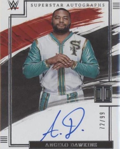 2022 Panini Impeccable WWE - Angelo Dawkins #SA-ADK
