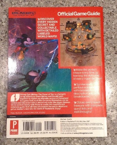 Disney Epic Mickey 2 The Power of Two Official Strategy Guide