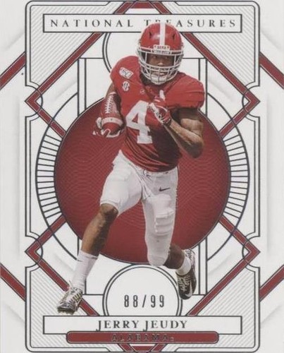 2021 Panini National Treasures Collegiate Jerry Jeudy #35