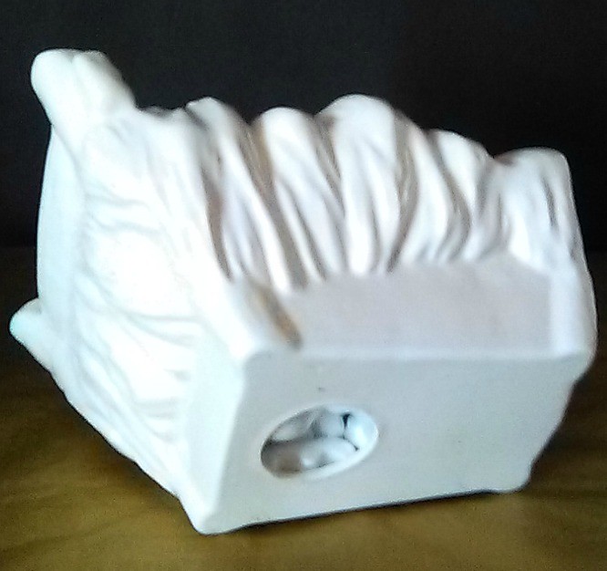 Nativity 1980  Large Ceramic Set   10 inches tall  Mary and Joseph