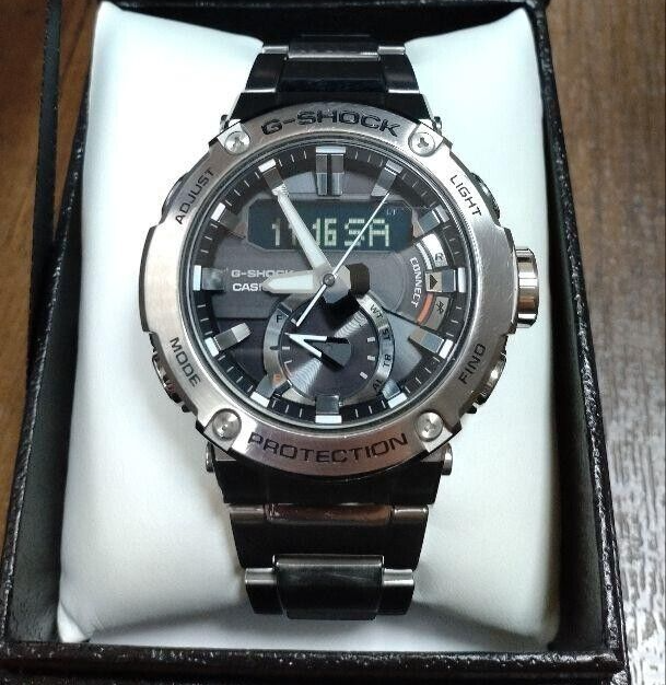 USED Excellent]CASIO G-SHOCK GST-B200D-1AJF Solar Digital Analog