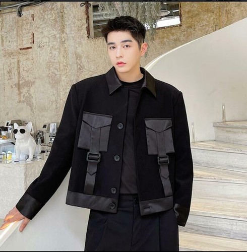 ★RECTO★PATCH POCKETS DETAIL BELTED JACKET★6438★韓国★ KHAKI W/L/C W-BELTED DOUBLE JACKET – THE SHOP YOHJI YAMAMOTO