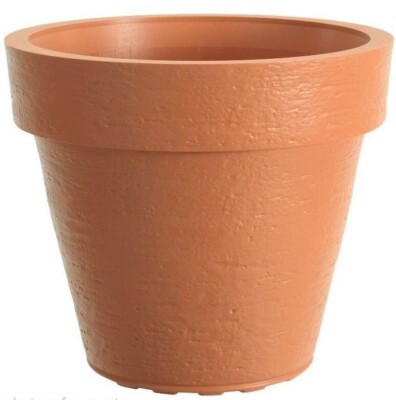VASO vasi da giardino DECORATO Ø cm 52,5 X 47 H RESINA DIMARTINO TAGO 50 CIOTOLA