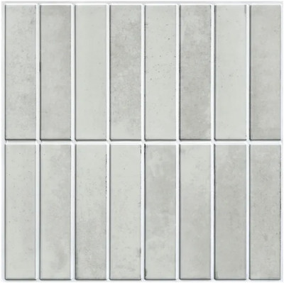 PVC 3D Wall Panel Linear Self-Adhesive Multi Color Tile Backs Waterproof Mozaic