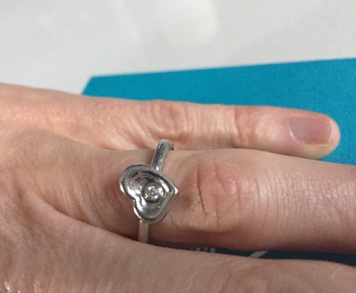 Birks Baby's Silver Diamond Ring