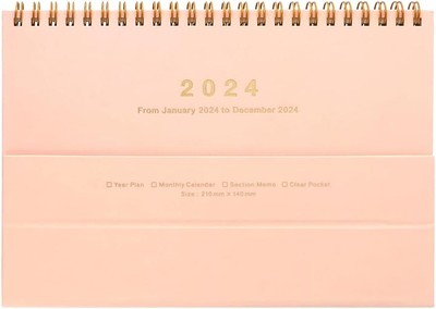 Planner 2024 Schedule Book Starting January 2024 Monthly Block A5 Exact Size  A5