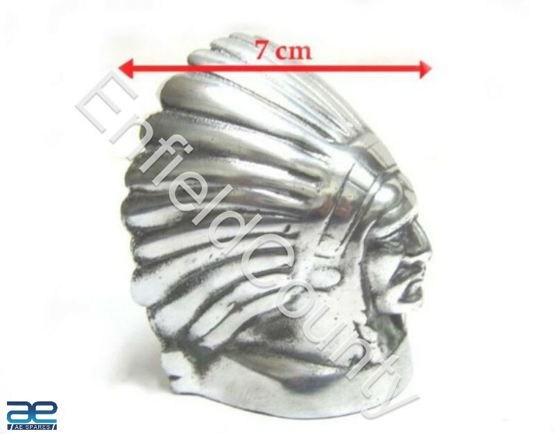 Indian Chief Head Aluminum For Front Mudguard Fender Universal Fit 