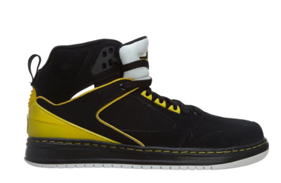 Jordan Sixty Club Black Yellow Metallic Silver Men's Basketball Shoes Size 12