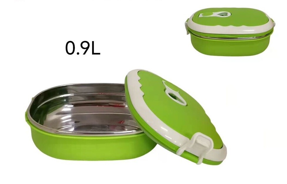 Portavivande Ermetico 900ml Contenitore Inox Abs Contenitore Porta Pranzo bal