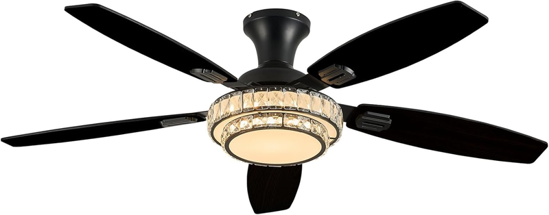 Ceiling Fans with Lights-Crystal Ceiling Fan,52