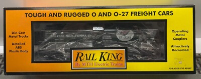 MTH-Rail King / Breyers Milk Tank Car #30-7330 BRTX 1084/ single dome