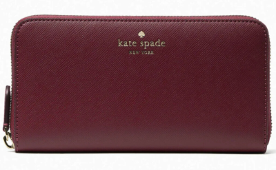 Kate spade wallet best sale burgundy
