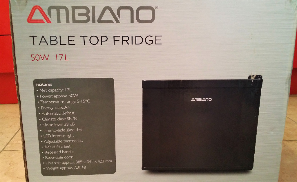 Table Top Fridge AMBIANO BRAND NEW Boxed in West Calder, West Lothian