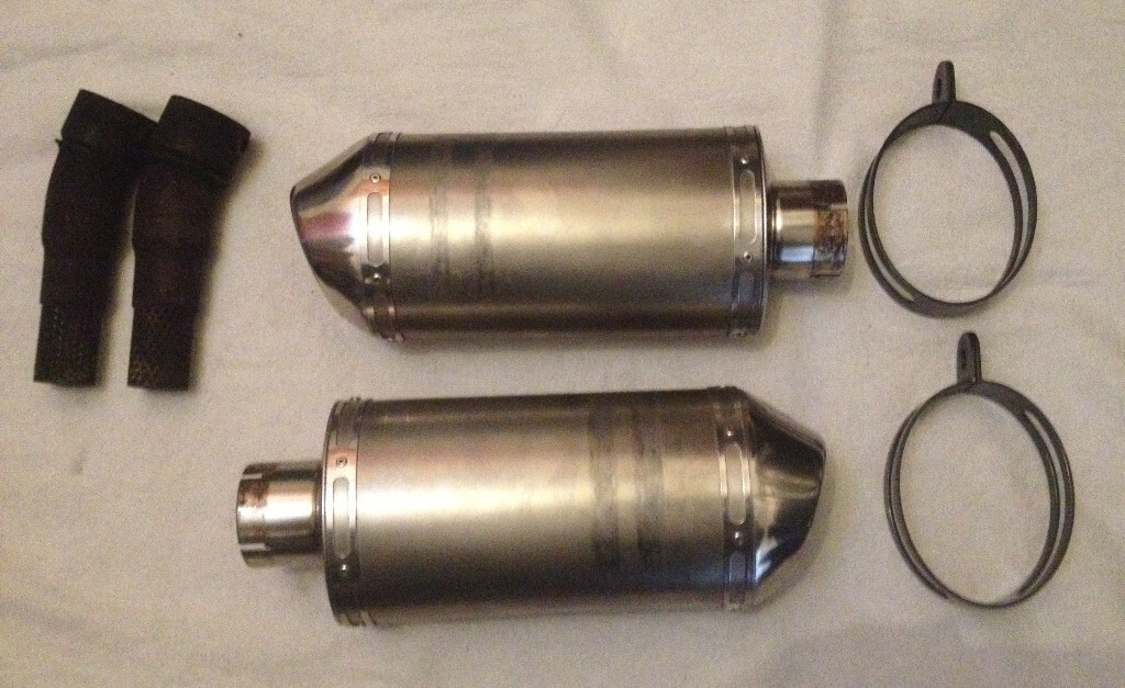 ZZR1400 Scorpion Titanium Stubby Exhaust End Cans in Denny, Falkirk