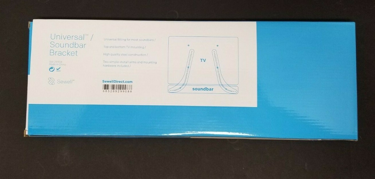 Sewell Direct Universal Soundbar Bracket - New