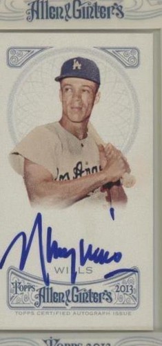 2013 Topps Allen & Ginter's - Maury Wills #AGA-MW