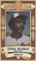 1982 Perma-Graphics/Topps Credit Cards - Eddie Murray #150-SS8222