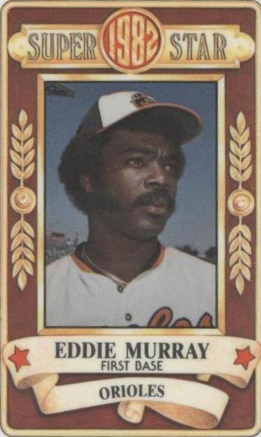 1982 Perma-Graphics/Topps Credit Cards - Eddie Murray #150-SS8222