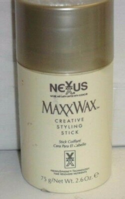 Nexxus Maxx Wax creative styling stick 2.6 oz unbox