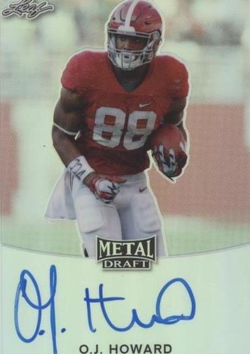 2017 Leaf Metal Draft O.J. Howard #BA-OJH