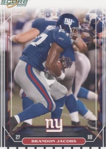 2006 Score Brandon Jacobs #184