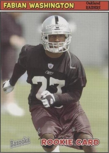 2005 Topps Bazooka Fabian Washington #202