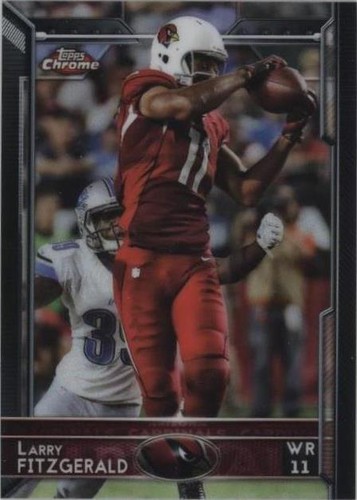 2015 Topps Chrome Mini Larry Fitzgerald #58